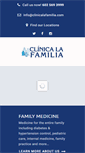 Mobile Screenshot of clinicalafamilia.com